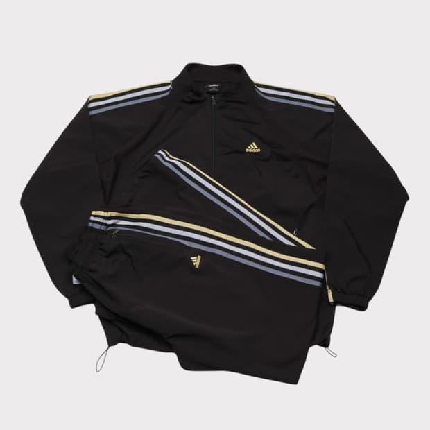 [L] 아디다스 올드스쿨 삼선 우븐 셋업 자켓+팬츠