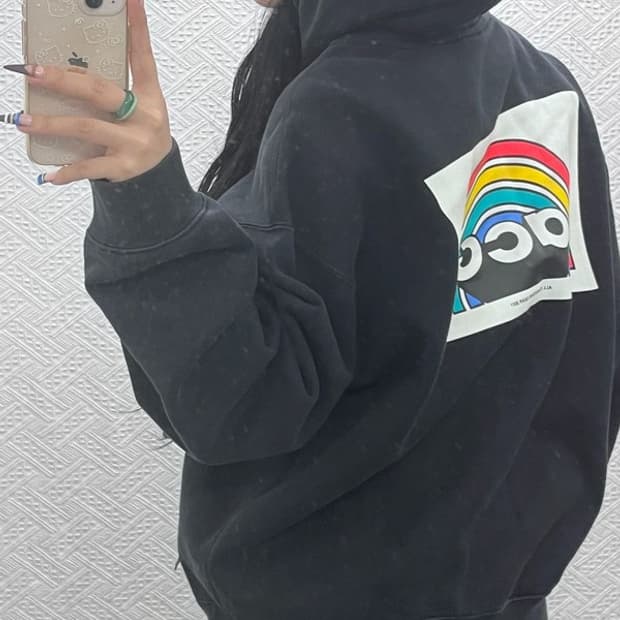 나이키 ACG 키치 레인보우 풀오버 기모 후드티 L C07821