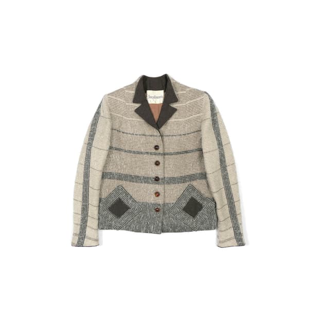 Jacobson’s stripe wool jacket