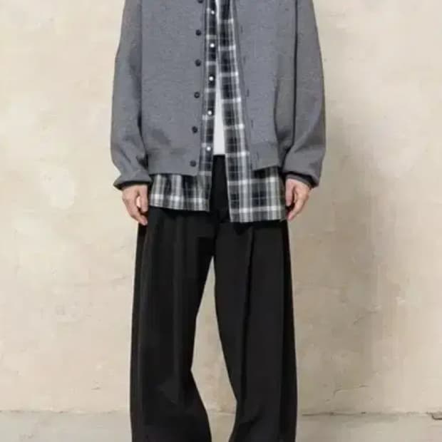 [3사이즈] 비긴202 하이 덴시티 컷 앤드 쏘 가디건 그레이