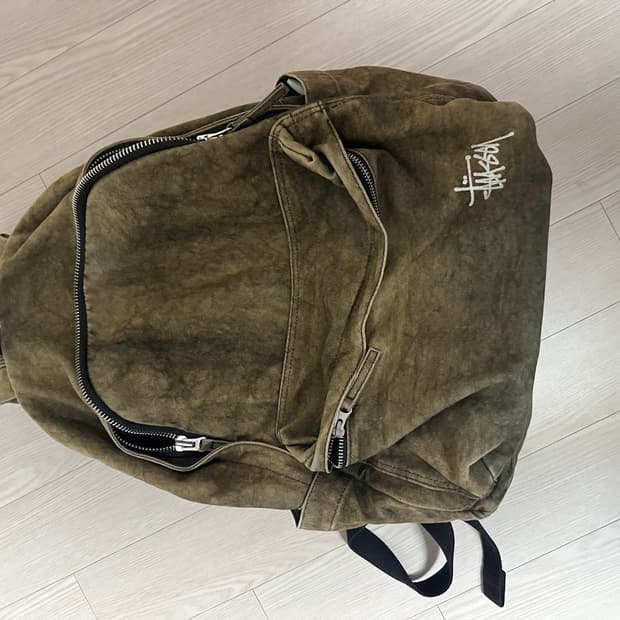 스투시 캔버스 백팩