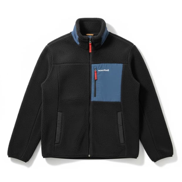 몽벨 검정색 플리스 자켓 M