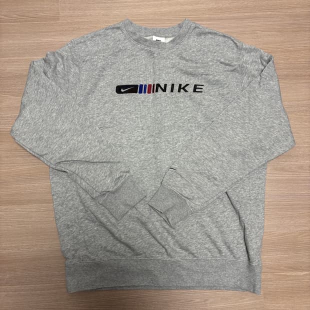 [NIKE] 프렌치 테리 크루넥 스웨트셔츠 다크 그레이 헤더