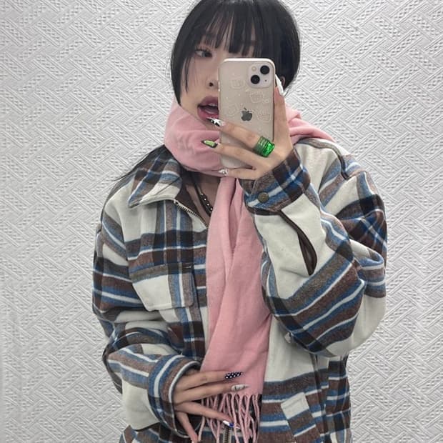 폴로 랄프로렌 폭닥 여리 딸기우유 목도리 C08595