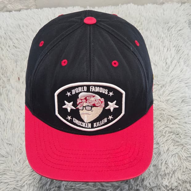 L7-7:크리틱 치킨 킬러 캡 블랙 레드 (56-59Free)