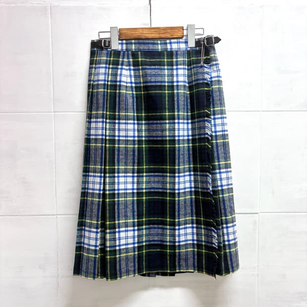 오닐 오브 더블린 O'NEIL OF DUBLIN 체크 랩스커트 