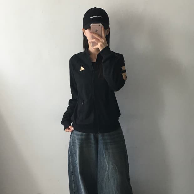 아디다스 삼선 트랙탑져지