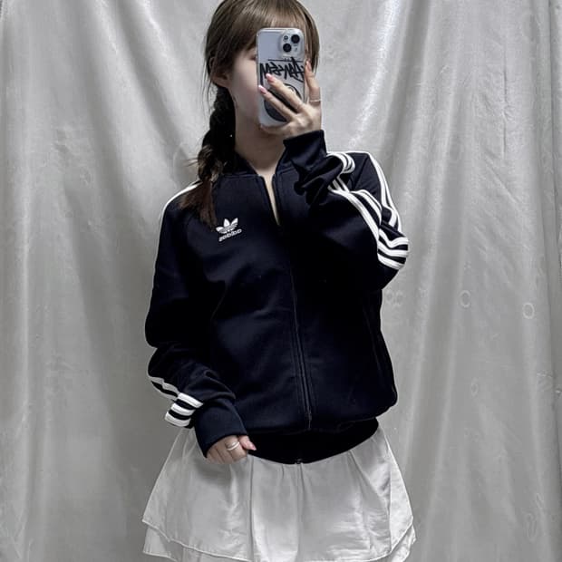 아디다스 블랙 유로파 트랙탑 