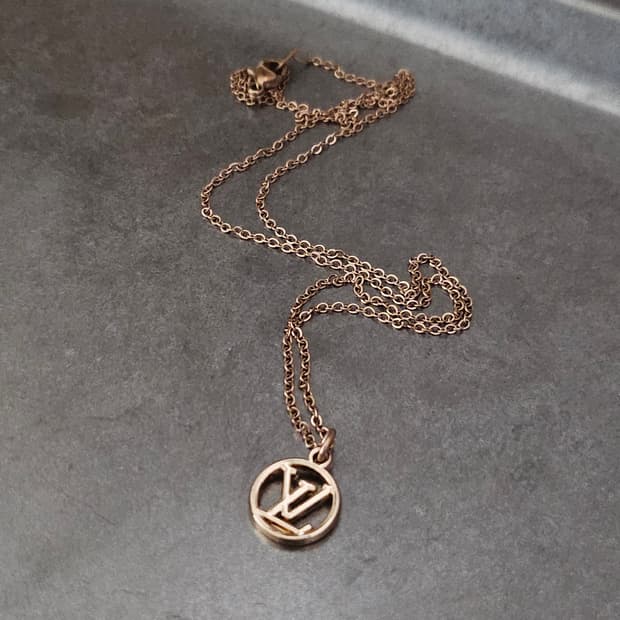 64 루이비통 빈티지 정품 목걸이 업사이클링 써지컬체인