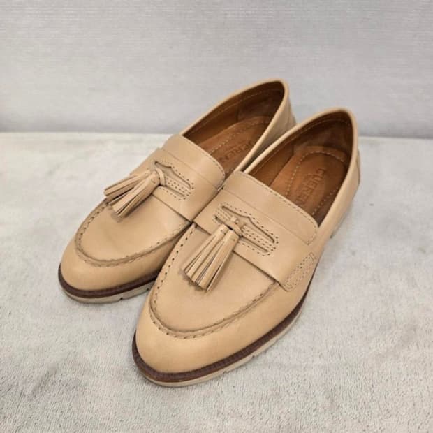 쿠에른 CUEREN 보스톤01 태슬 로퍼 단화 베이지 230~235