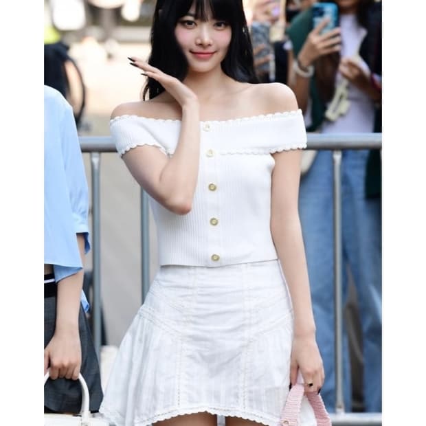 구해요) Thetis 더티스 lace Cotton blend skirt 