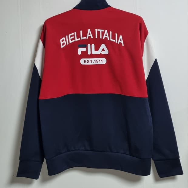 L (100) 휠라 멀티컬러 클래식 트레이닝 져지 트랙탑