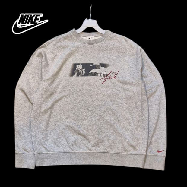 M 나이키 타이거우즈 그레이 맨투맨 