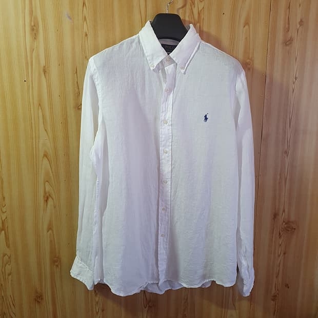 폴로 린넨 셔츠L