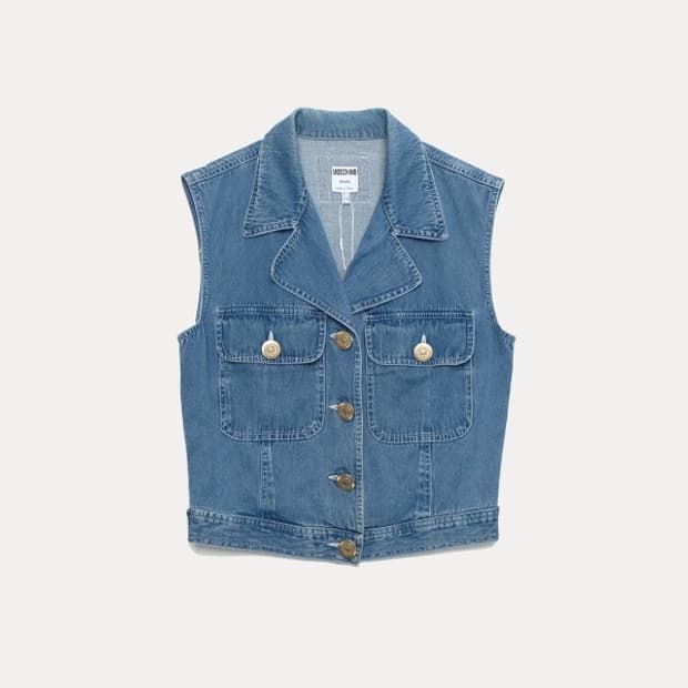 vtg denim vest