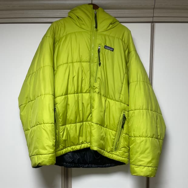 [M] 빈티지 patagonia 파타고니아 2001 다스파카 애시드 그린