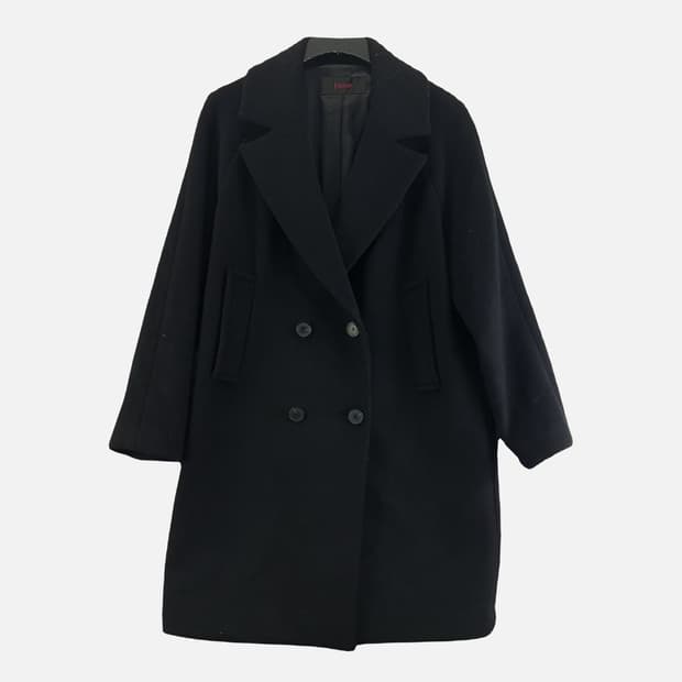 숲 블랙 여자 코트 82-160 N9805