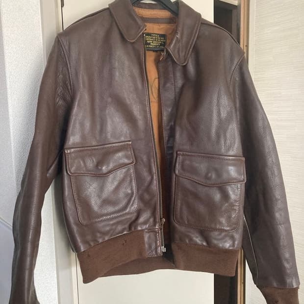 (38) 에어로레더 aero leather a-2 가죽자켓