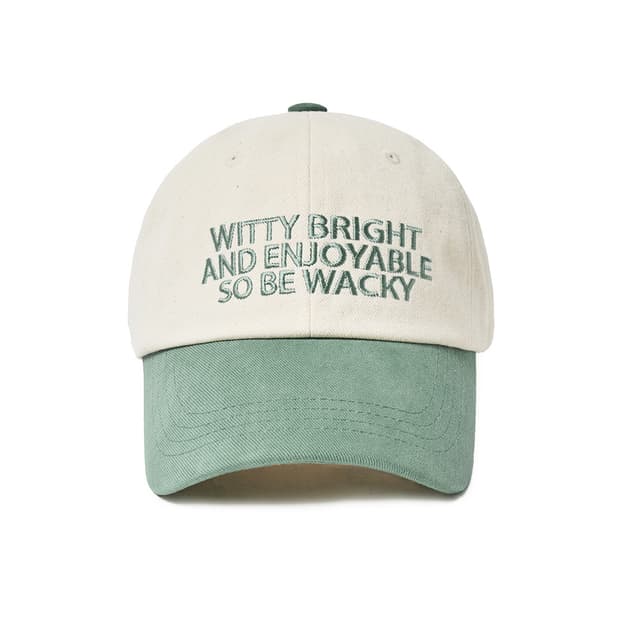 WACKY 웨키 레터링 볼캡 (민트)