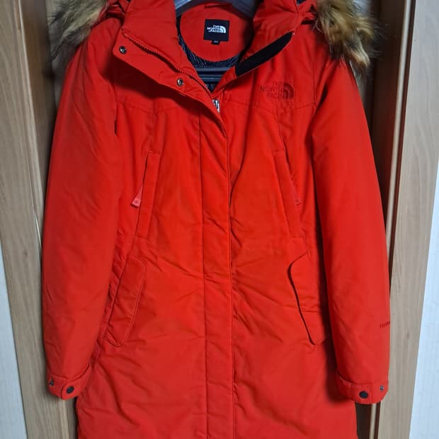 노스페이스 여성 롱패딩 M