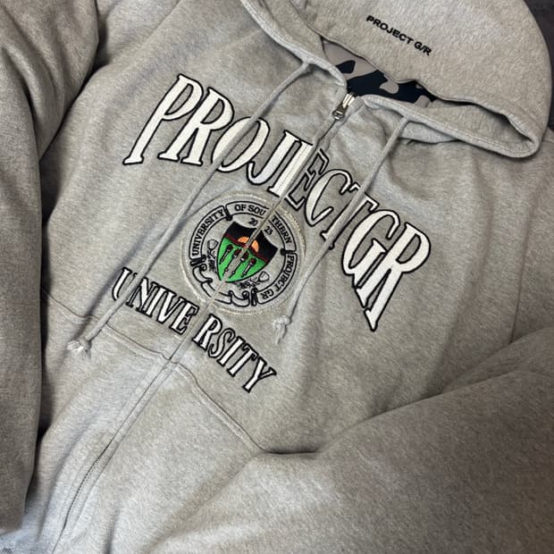 프로젝트GR 리버시블 푸퍼 자켓 그레이 1사이즈