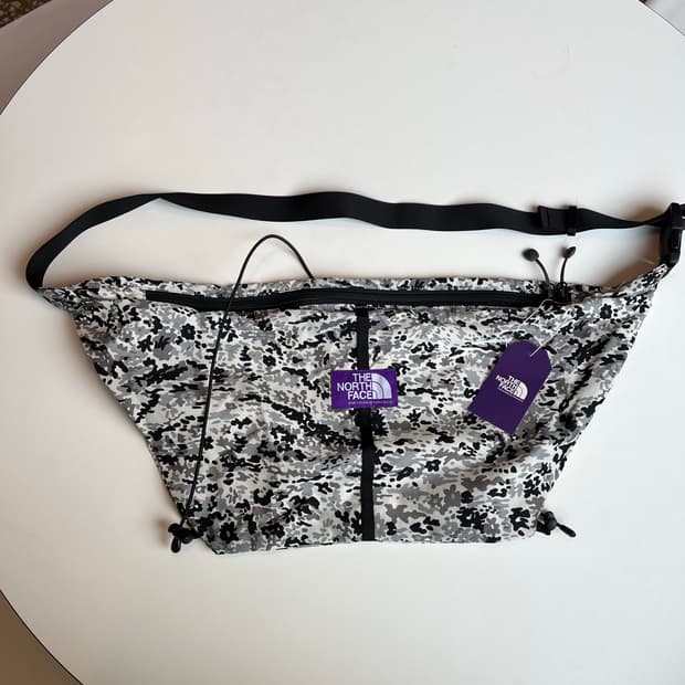노스페이스 퍼플라벨 노마디자인 플라워 카모플라쥬 랩백