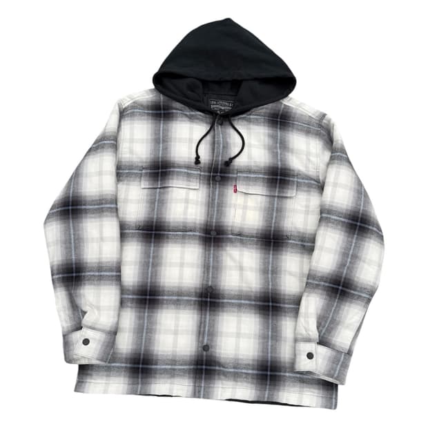 Levis 리바이스 타탄체크 후드자켓