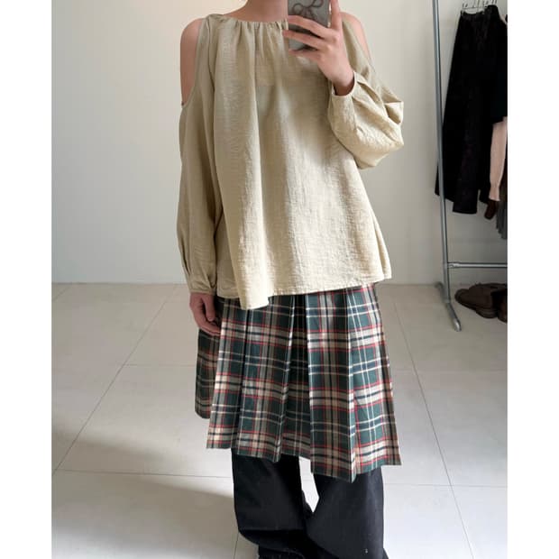 빈티지 블라우스