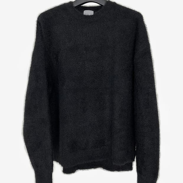 남자 루즈핏 퍼 니트 Fur mohair knit