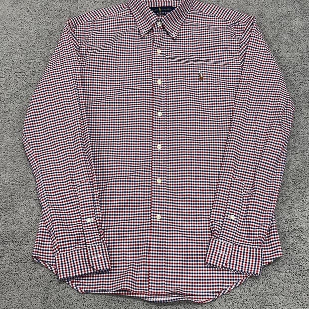 (L) 폴로 랄프로렌 옥스포드 체크 셔츠