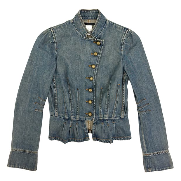 Marc Jacobs Denim Tailored Jacket/ 4