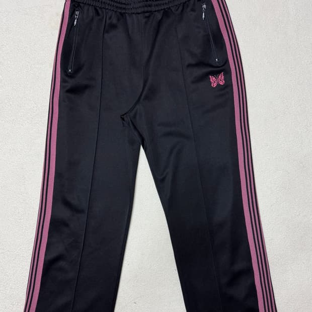 니들스 트랙팬츠 블랙 핑크 L