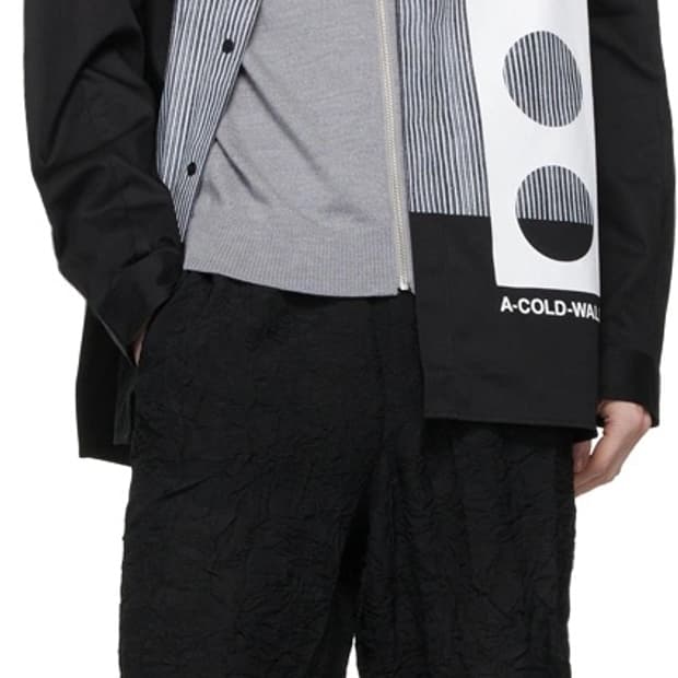 a cold wall 프로젝션 셔츠 블랙