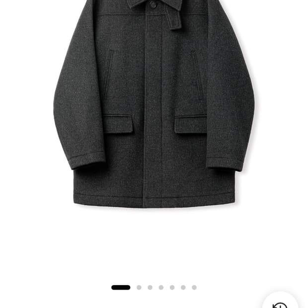 스테디에브리웨어 울 카 코트 차콜 3사이즈