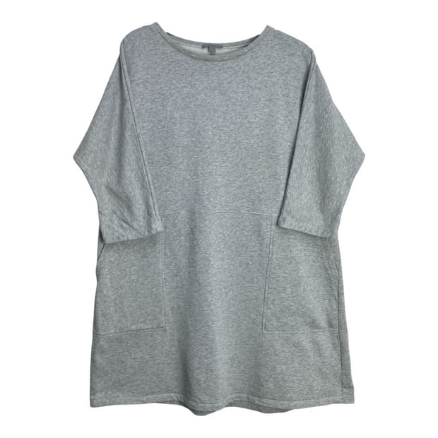 COS 코스 회색 포켓 반팔 원피스