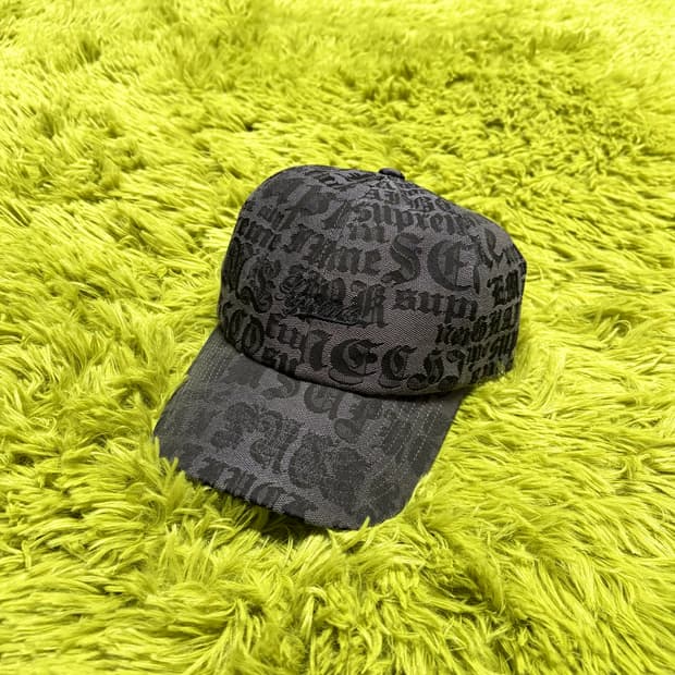 슈프림 시티 자카드 6패널 볼캡