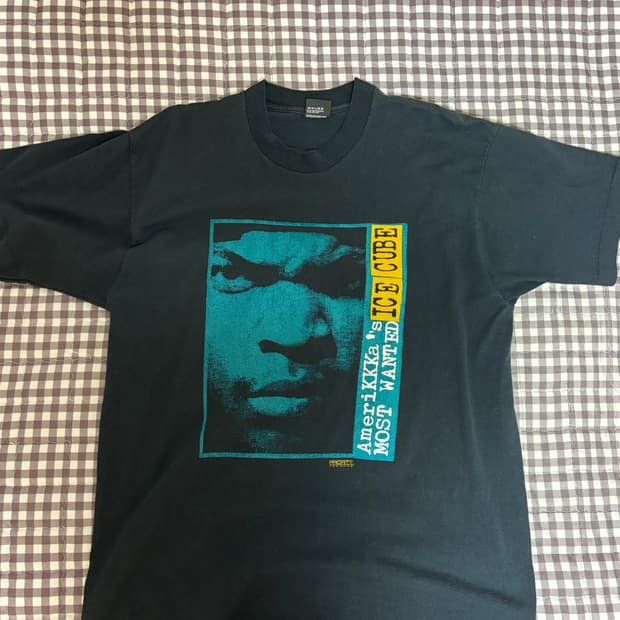 90s 아이스큐브 빈티지 티셔츠 랩티셔츠