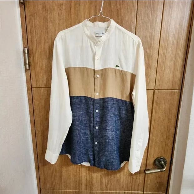 (100)라코스테 린넨 셔츠