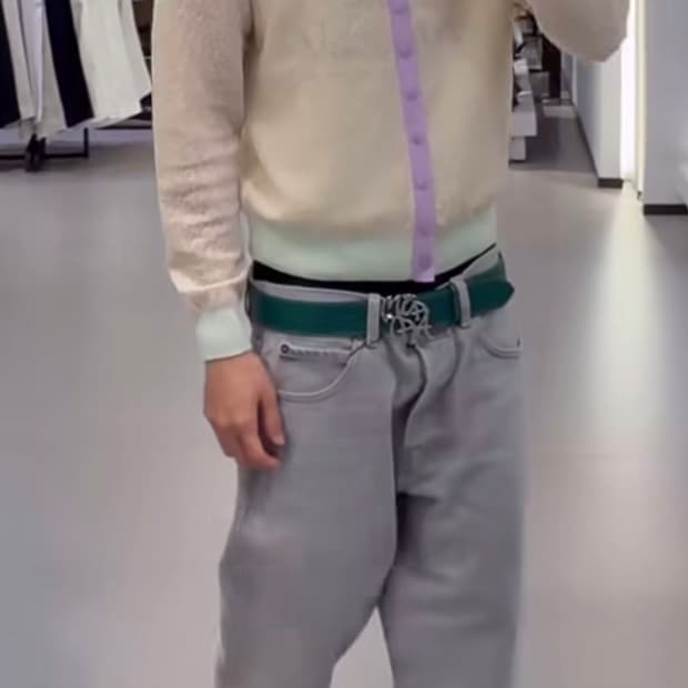 ZARA 레귤러핏 그레이진