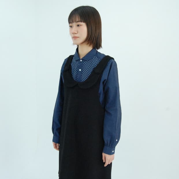 Franche lippee round collar one piece