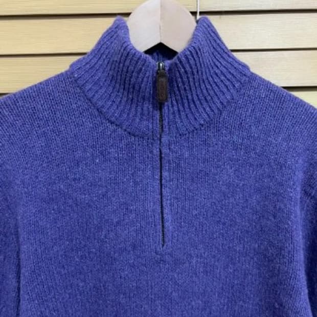 랄프로렌폴로 남성 울반집업니트 100