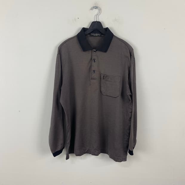 YSL 입생로랑 포켓 긴팔 카라티 M