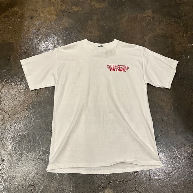 팀버튼 소프트볼 Made in USA 반팔티 L