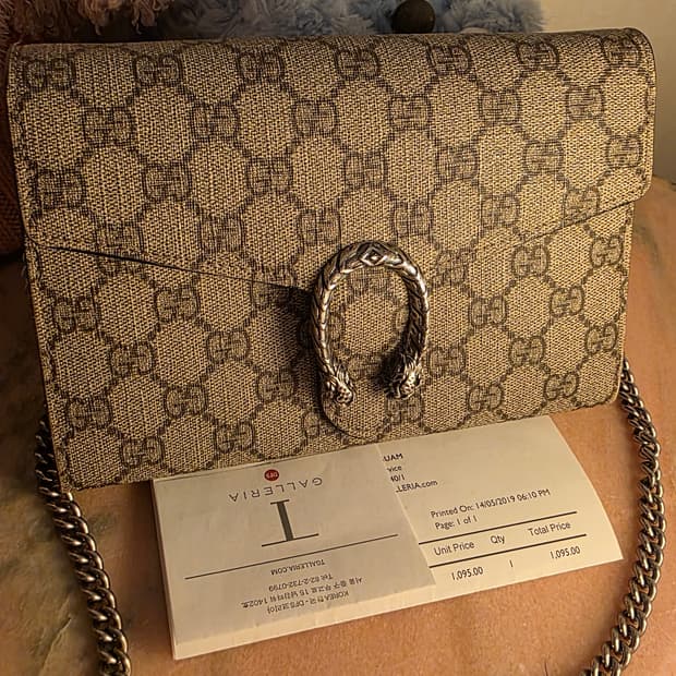 구찌 디오니서스 woc 체인백