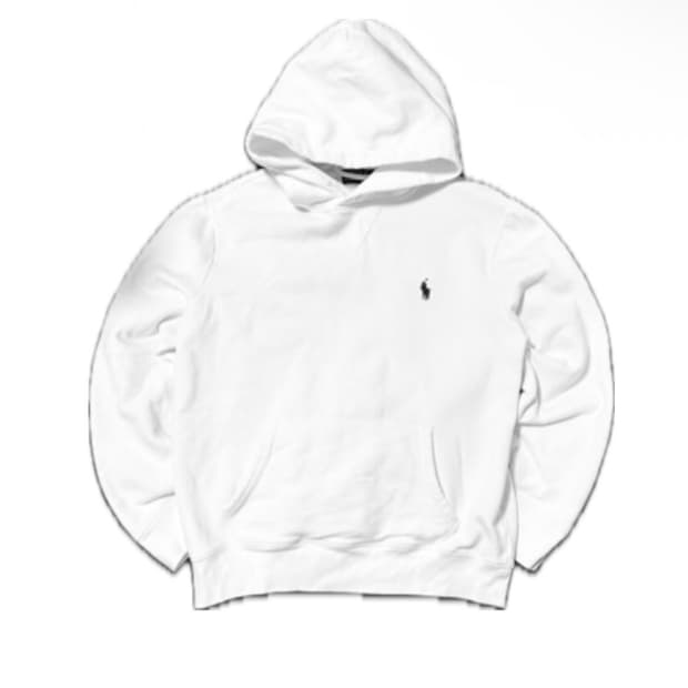 폴로 후드티 (흰색)