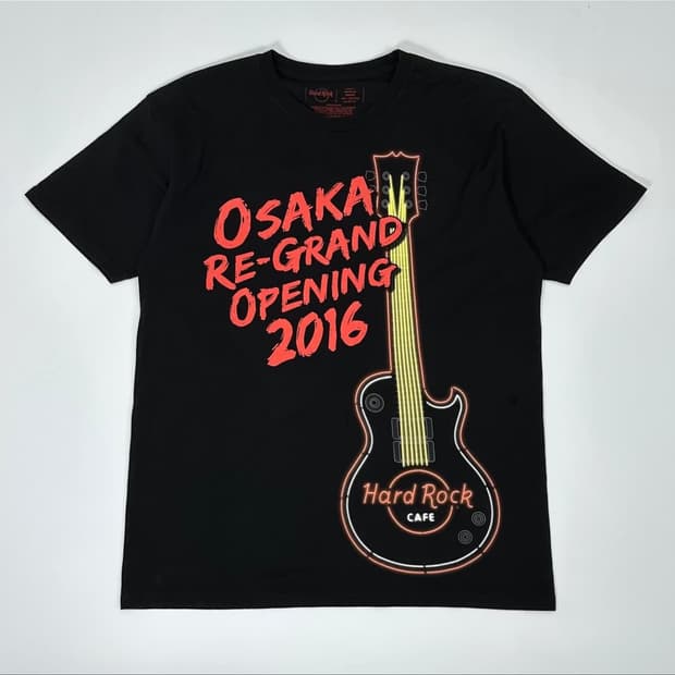 Hard rock cafe osaka 2016 tshirt