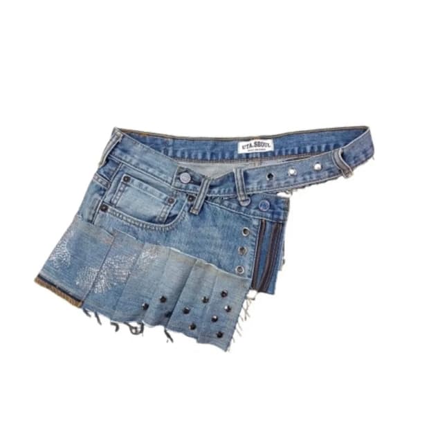 Wing Point Layered Skirt belt