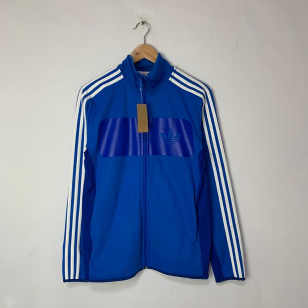 아디다스 파이어버드 트랙탑 블루 져지 빈티지 100