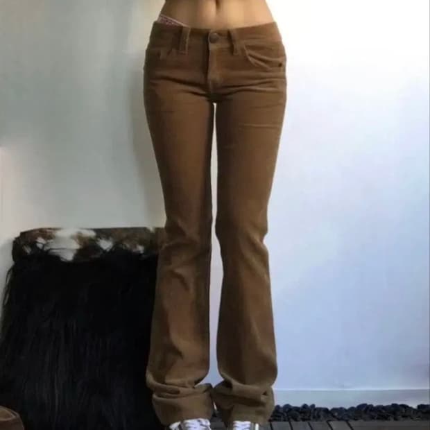 로우라이즈 팬츠
