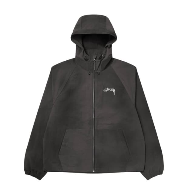 스투시 웨이브 다이 비치 쉘 자켓